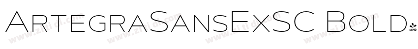 ArtegraSansExSC Bold字体转换